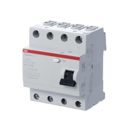 2CSF204003R3400 ABB | Выключатель дифференциального тока (УЗО) 4п 40А 300мА тип AC FH204AC-40/0.3 4мод.