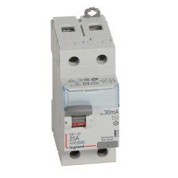 411504 Legrand | Выключатель дифференциального тока (УЗО) 2п 25А 30мА тип AC DX3