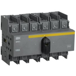 MVR30-3-100 IEK | Выключатель-разъединитель модульный 3п 100А ВРМ-3