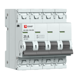 S63425 EKF | Выключатель нагрузки 4п 25А ВН-63N PROxima