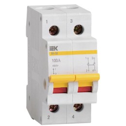 MNV10-2-100 IEK | Выключатель нагрузки ВН-32 100А/2П