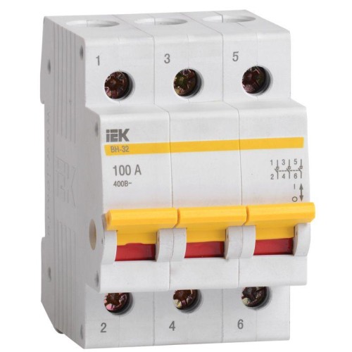 MNV10-3-100 IEK | Выключатель нагрузки ВН-32 100А/3П