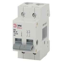 Б0039251 Эра | Выключатель нагрузки 2п 40А ВН-29 SIMPLE-mod-61