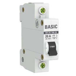 SL29-1-20-bas EKF | Выключатель нагрузки 1п 20А ВН-29 Basic