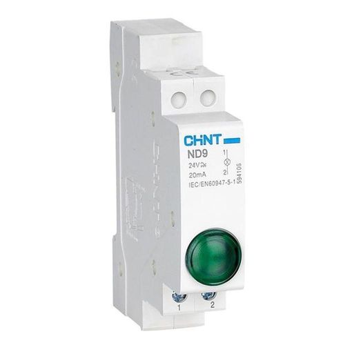 594108 CHINT | Индикатор ND9-1/g зел. AC/DC 230В (LED) (R)