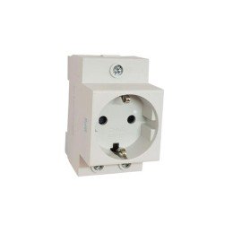 775001 CHINT | Розетка AC 30-111 с заземл. контактом на DIN-рейку (R)