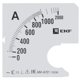 s-a721-1000 EKF | Шкала сменная для A721 1000/5А-1.5 PROxima