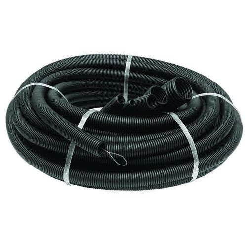 63201 Ruvinil | Труба гофрированная легкая d32мм с протяжкой безгалоген. трудногорючая (FRHF) (уп.25м)
