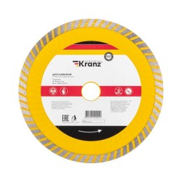 KR-90-0133 Kranz | Диск алмазный отрезной Turbo волна 180х22.2х2.2х10мм