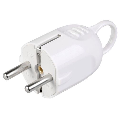 EVP12-16-01-K01 IEK | Вилка угловая ВПу12-01-Ст разборная с заземл. с кольцом 16А бел.