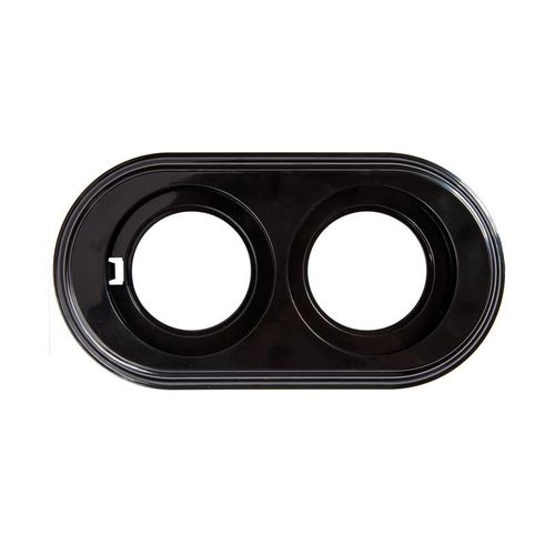 BF1-620-23 Bironi | Рамка 2-м ретро пластик. черн.