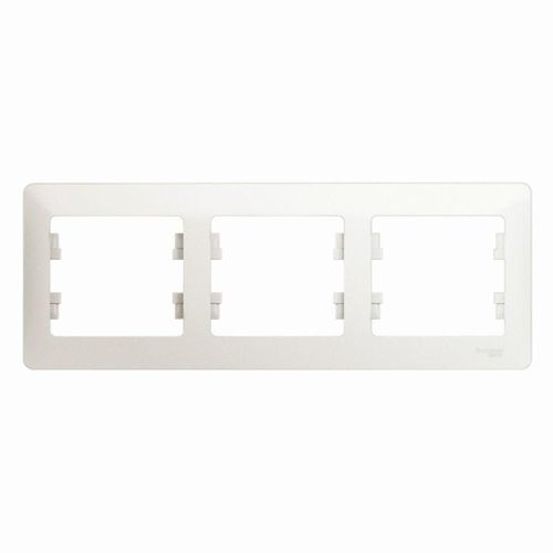 GSL000603 SE | Рамка 3-м Glossa горизонт. перламутр