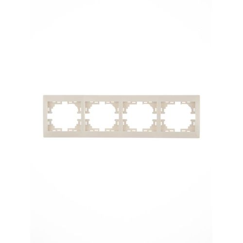 701-0300-149 LEZARD | Рамка 4-м Mira горизонт. крем.