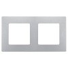 672552 Legrand | Рамка 2-м Etika алюм.