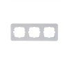 708-0200-148 LEZARD | Рамка 3-м Karina Life горизонт. бел.