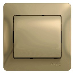 GSL000412 SE | Выключатель 1-кл. СП Glossa 10А IP20 (сх. 1) 10AX в сборе титан