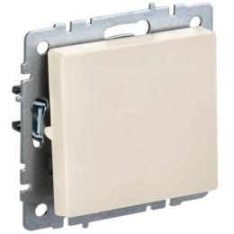 BR-V14-0-10-K10 IEK | Выключатель 1-кл. СП BRITE ВС10-1-4-БрКр 10А самовозвратн. беж.