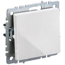 BR-V14-0-10-K01 IEK | Выключатель 1-кл. СП BRITE ВС10-1-4-БрБ 10А самовозвратн. бел.