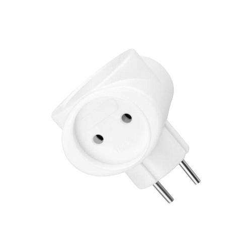 11-1064 Rexant | Разветвитель 3-м 6А IP20 220В биметал. бел.
