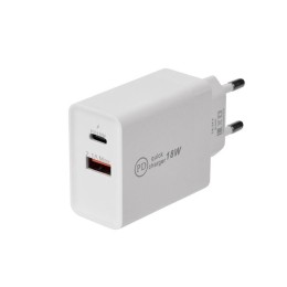 16-0278 Rexant | Устройство зарядное сетевое для iPhone/iPad Type-C + USB 3.0 с Quick charge бел.