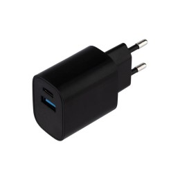 16-0297 Rexant | Устройство зарядное сетевое USB + Type-C 5В 2.4А черн.