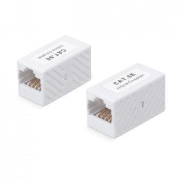 505223 WRline | Адаптер проходной RJ45-RJ45 (8P8C) кат.5E неэкранир. WR-CA-8P8C-C5E бел.