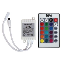 Б0043442 Эра | Контроллер для светодиодной ленты RGBcontroller-12/24V-72W/144W