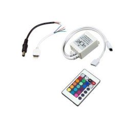 143-101-3 Lamper | Контроллер RGB 102х65х25мм для светодиод. модулей/лент инфракрасный 72Вт (IR) 24-12В/6А