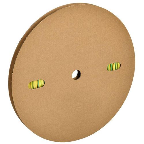 UDRS-D18-100-K52 IEK | Трубка термоусадочная тонкостен. ТТУ нг-LS 18/9 желт./зел. (уп.100м)