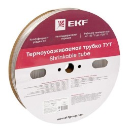 tut-6-tr EKF | Трубка термоусадочная ТУТ 6/3 прозр. (уп.100м) PROxima