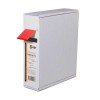 65608 КВТ | Трубка термоусадочная в евро боксе T-BOX 8/4 красн. (уп.10м)