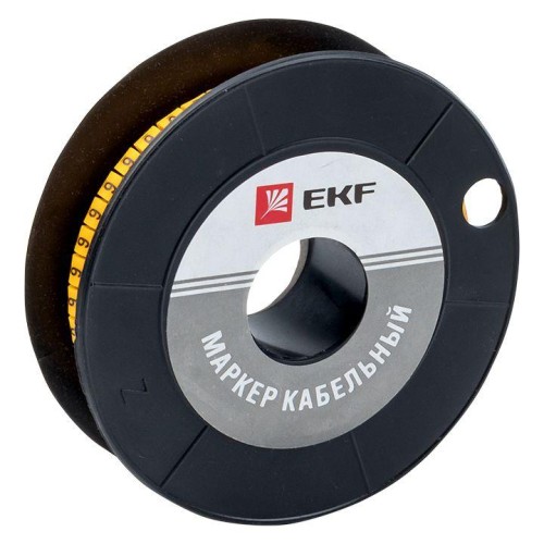 plc-KM-1.5-6 EKF | Маркер каб. 1.5кв.мм "6" (к-1000ед) (ЕС-0)