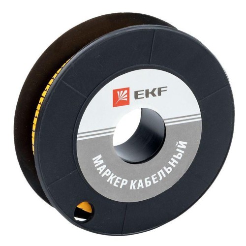 plc-KM-4-1 EKF | Маркер каб. 4.0кв.мм "1" (ЕС-2) (уп.500шт)