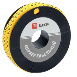 plc-KM-6-0 EKF | Маркер каб. 6.0кв.мм "0" (ЕС-3) (уп.350шт)