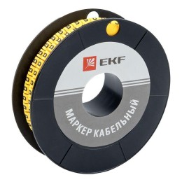 plc-KM-6-B EKF | Маркер каб. 6.0кв.мм "B" (ЕС-3) (уп.350шт)