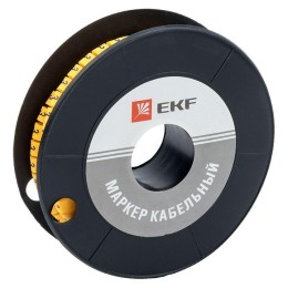 plc-KM-6-3 EKF | Маркер каб. 6.0кв.мм "3" (ЕС-3) (уп.350шт)