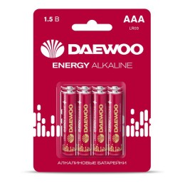 5031111 DAEWOO | Элемент питания алкалиновый AAA/LR03 1.5В Energy Alkaline 2021 BL-8 (уп.8шт)