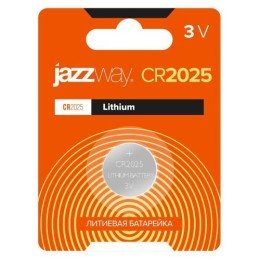 2852861 JazzWay | Элемент питания литиевый CR2025 3В BL-1 (блист.1шт)