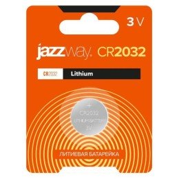 2852892 JazzWay | Элемент питания литиевый CR2032 3В BL-1 (блист.1шт)