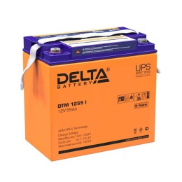DTM 1255 I Delta | Аккумулятор UPS 12В 55А.ч Delta DTM