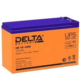 HR 12-34 W Delta | Аккумулятор UPS 12В 9А.ч Delta HR