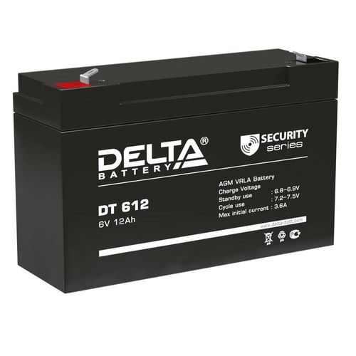 DT 612 Delta | Аккумулятор ОПС 6В 12А.ч Delta