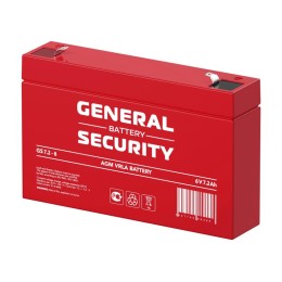 GS7.2-6 General Security | Аккумулятор 6В 7.2А.ч General
