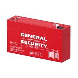 GS1.3-6 General Security | Аккумулятор 6В 1.3А.ч General