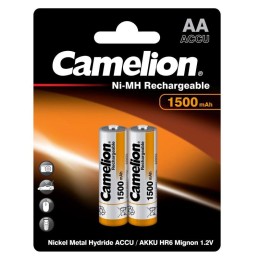 3510 Camelion | Аккумулятор AA/R6 1500мА.ч NI-MN BP-2 металлик (блист.2шт)