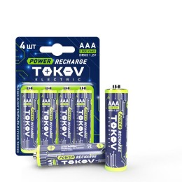 TKE-NMA-HR03/B4 TOKOV ELECTRIC | Аккумулятор AAA/HR03 1000мА.ч (блист.4шт) TOKOV
