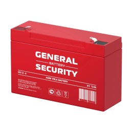 GS12-6 General Security | Аккумулятор 6В 12А.ч General