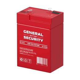 GS4.5-6 General Security | Аккумулятор 6В 4.5А.ч General