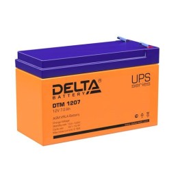 DTM 1207 Delta | Аккумулятор UPS 12В 7.2А.ч Delta