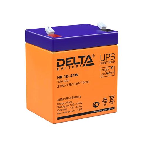 HR 12-21 W Delta | Аккумулятор UPS 12В 5А.ч Delta HR